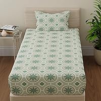 hamページ LABHAM - 144TC Alpha Cotton Bedsheet (108'' x 108'') for King Size